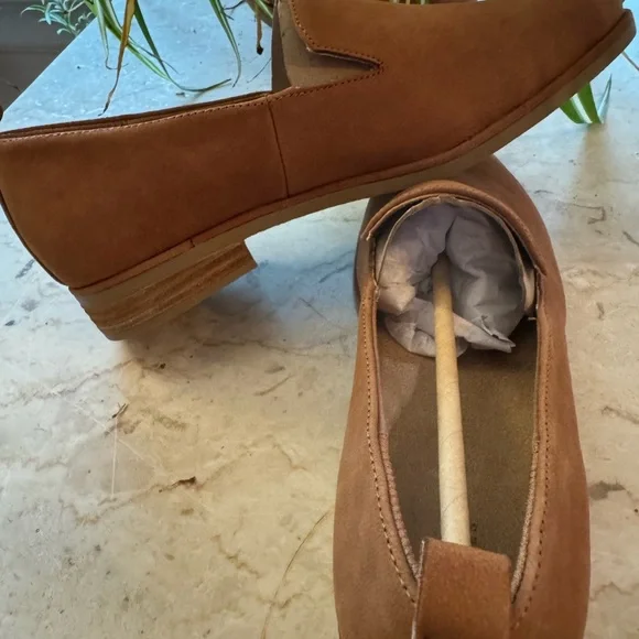 NEW NWT NIB Dr Scholls Women's Tan Loafers Sz 9W. AVE LUX Chip Brown - Picture 5 of 12